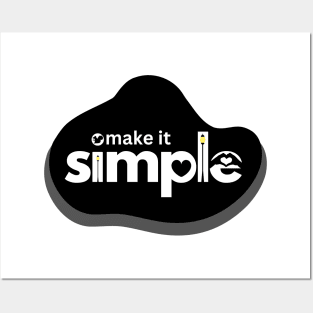 make it simple Posters and Art